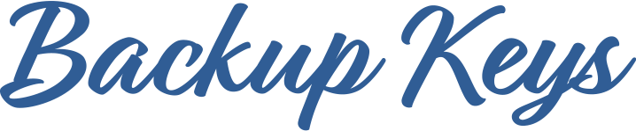 Backup Keys